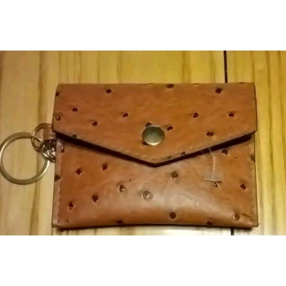 Bebe Los Angeles  Key Chain Purse Wallet Carrier Case  Faux Leather